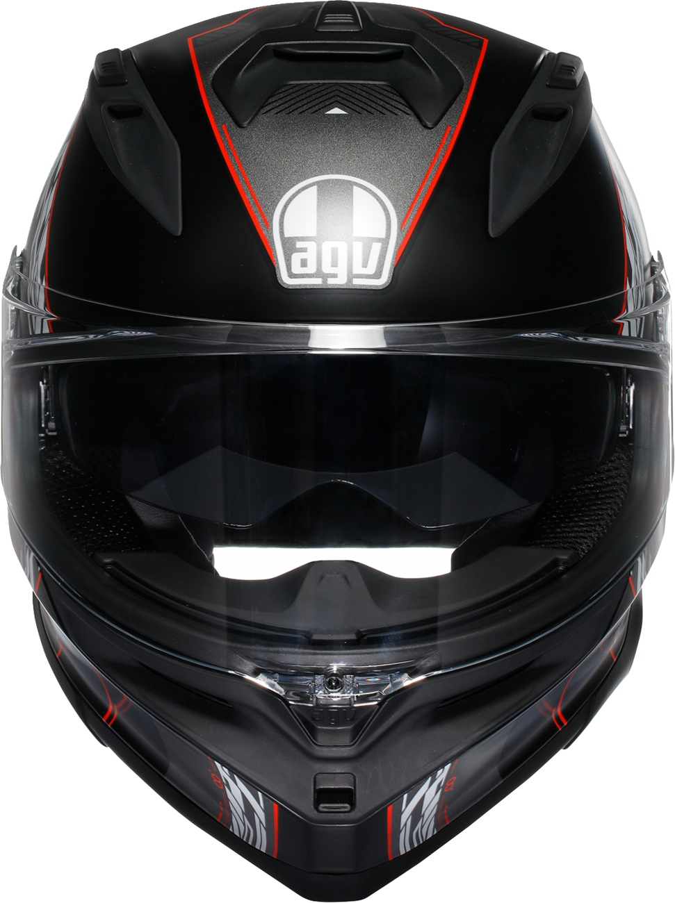 AGV K7 Helmet - Kyber - Matte Black/Red - 2XL 2118399004-008-XXL