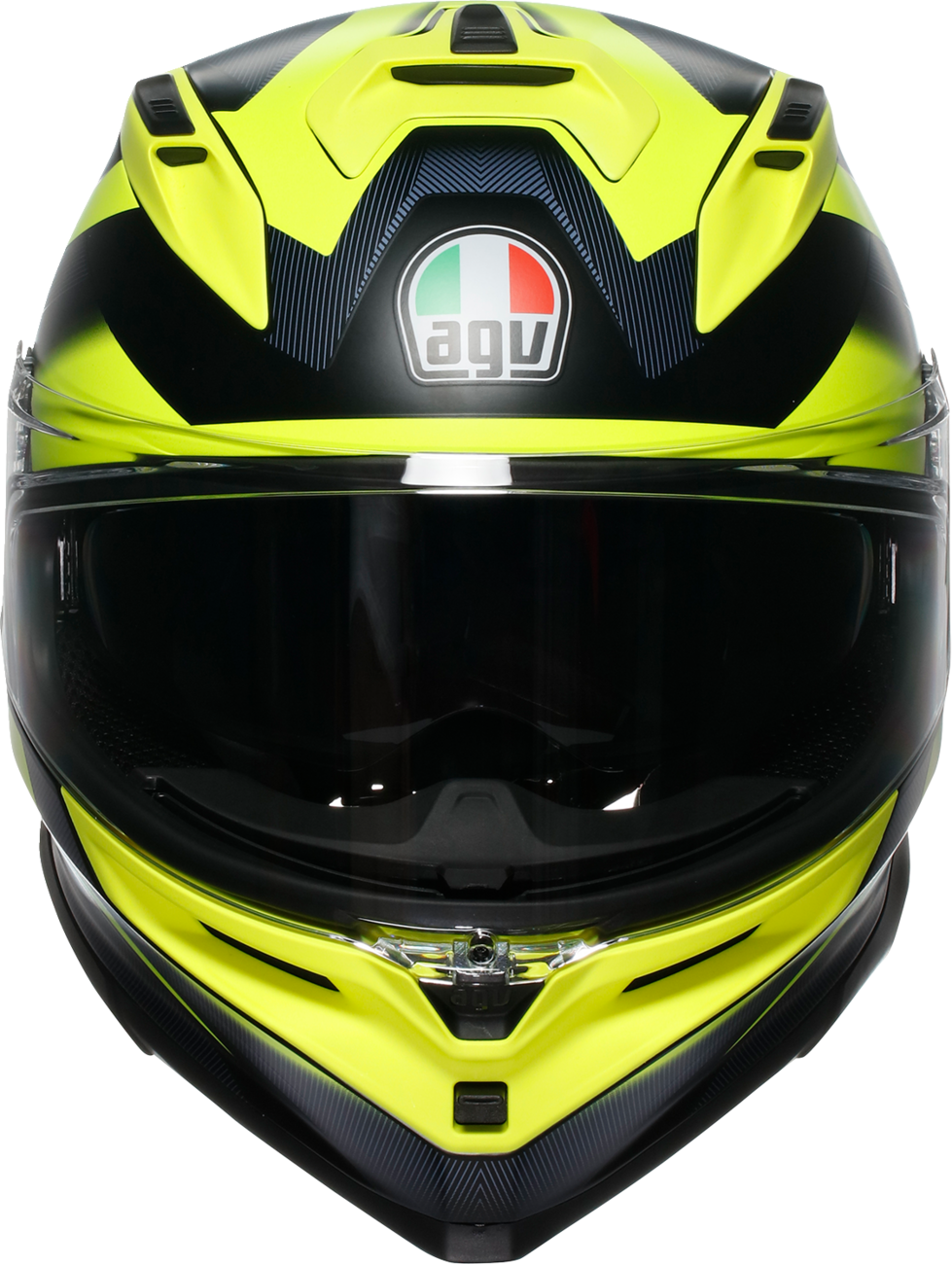 AGV K7 Helmet - Glimpse - Matte Black/Yellow Fluo - Medium 2118399004-006-M
