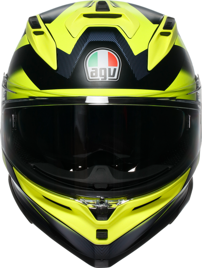 AGV K7 Helmet - Glimpse - Matte Black/Yellow Fluo - Medium 2118399004-006-M