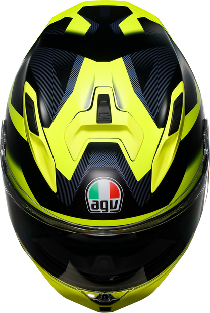 AGV K7 Helmet - Glimpse - Matte Black/Yellow Fluo - Medium 2118399004-006-M