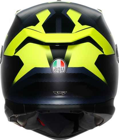 AGV K7 Helmet - Glimpse - Matte Black/Yellow Fluo - 2XL 2118399004-006-XXL