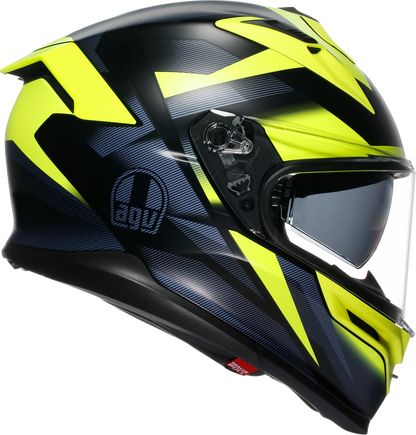 AGV K7 Helmet - Glimpse - Matte Black/Yellow Fluo - XL 2118399004-006-XL