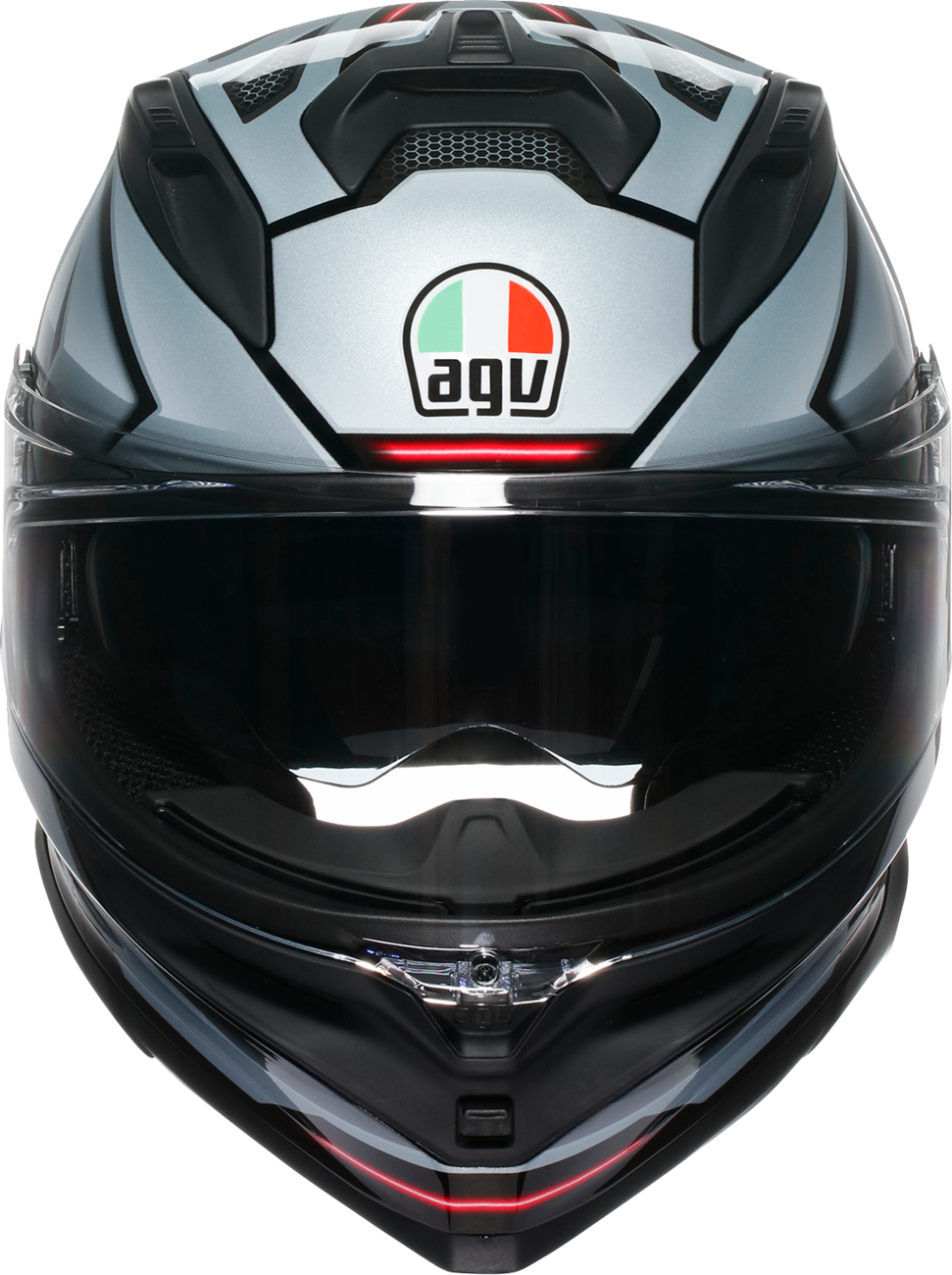 AGV K7 Helmet - Jaeger - Black/Silver - Medium 2118399004-005-M