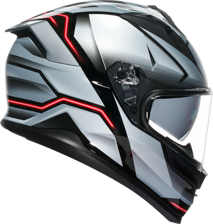 AGV K7 Helmet - Jaeger - Black/Silver - Large 2118399004-005-L