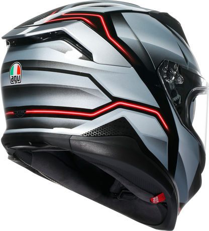 AGV K7 Helmet - Jaeger - Black/Silver - Small 2118399004-005-S