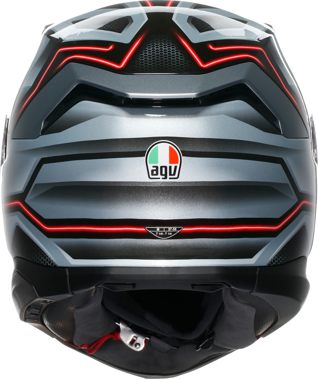 AGV K7 Helmet - Jaeger - Black/Silver - Small 2118399004-005-S