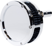 FEULING PARTS BA Slim Air Cleaner Kit - Chrome - Black Filter - Twin Cam 5547-S