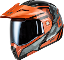 Md 74 Striker Modular Helmet W Smk Shield Blk/Gry/Or Mtlc Xs