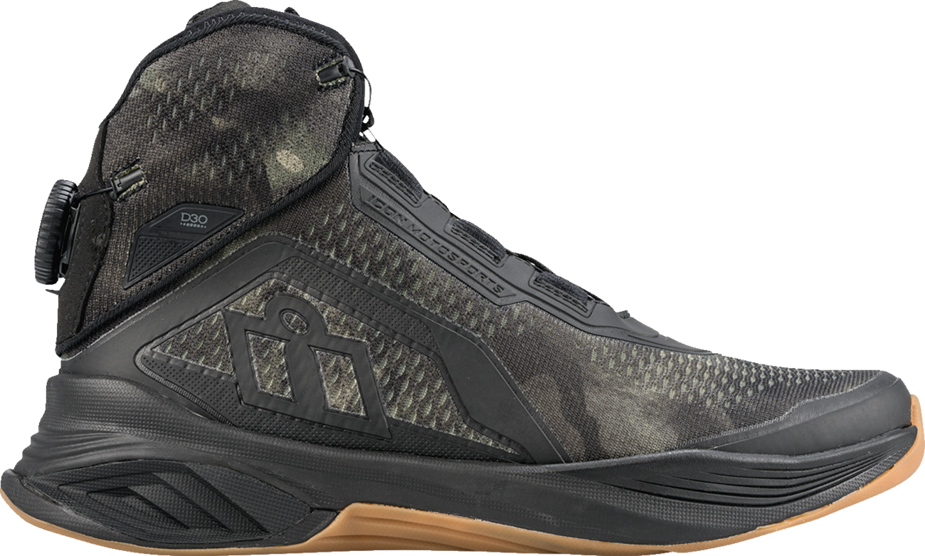 ICON Hooligan AF Boots - Gray Camo - US 8.5 3403-1445