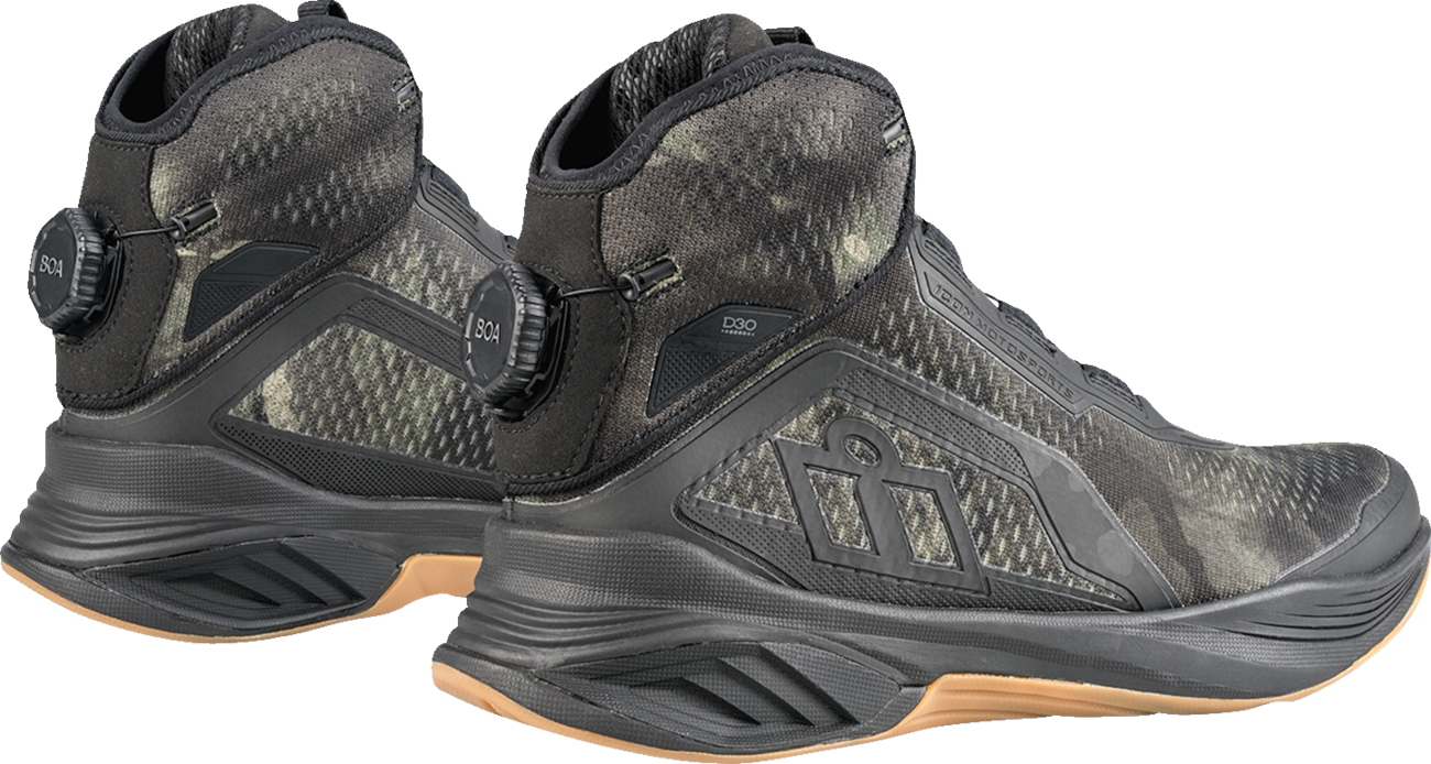ICON Hooligan AF Boots - Gray Camo - US 10 3403-1448