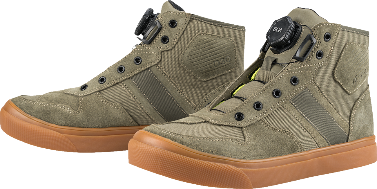 ICON Dog Days Boots - Olive - US 14 3403-1482