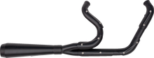TRASK 2-into-1 Assault Exhaust System - Full Black on Black TM-5054BKBK