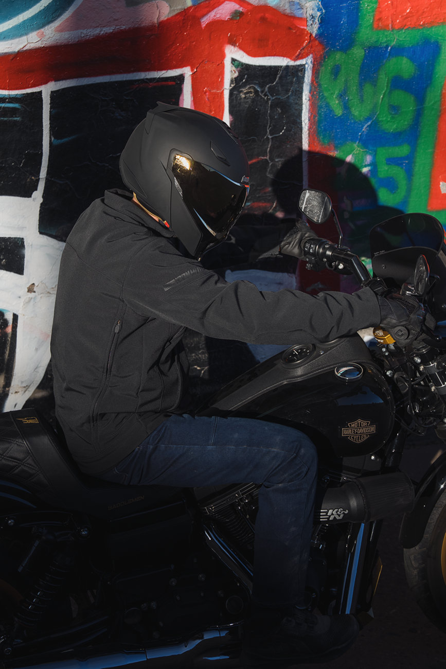 ICON Threshold™ Modular Helmet - Solid - Matte Black - 3XL 0100-2697