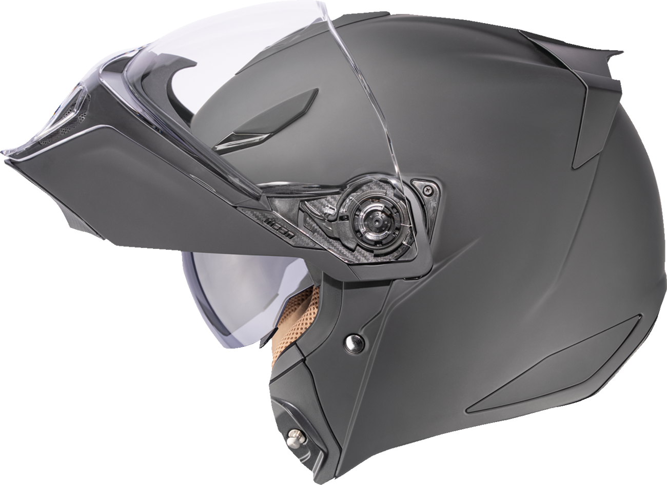 ICON Threshold™ Modular Helmet - Solid - Matte Black - Small 0100-2706