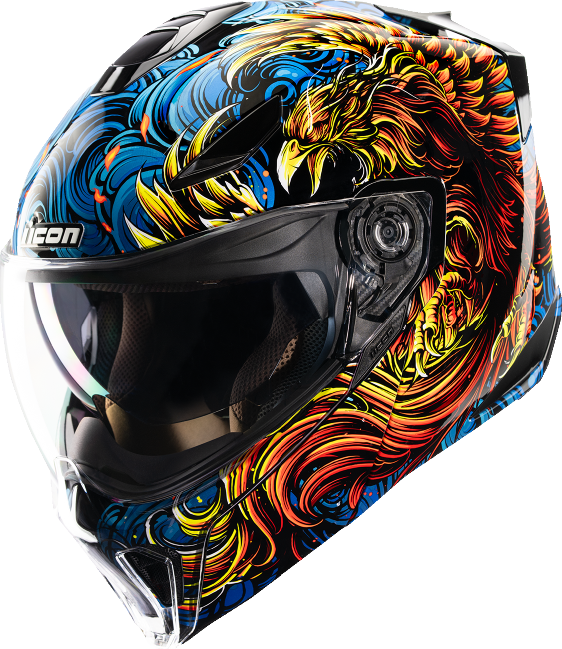 ICON Threshold™ Modular Helmet - Burn Birdie Burn - Blue - 3XL 0100-2727