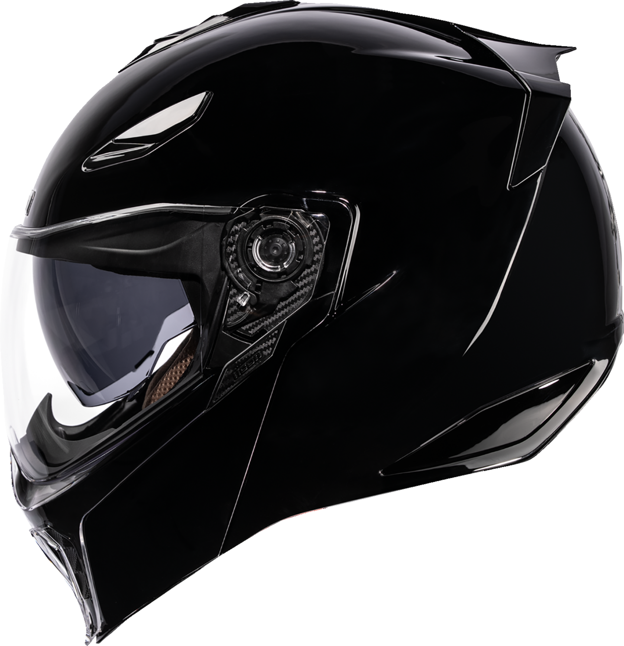 ICON Threshold™ Modular Helmet - Solid - Gloss Black - Medium 0100-2813