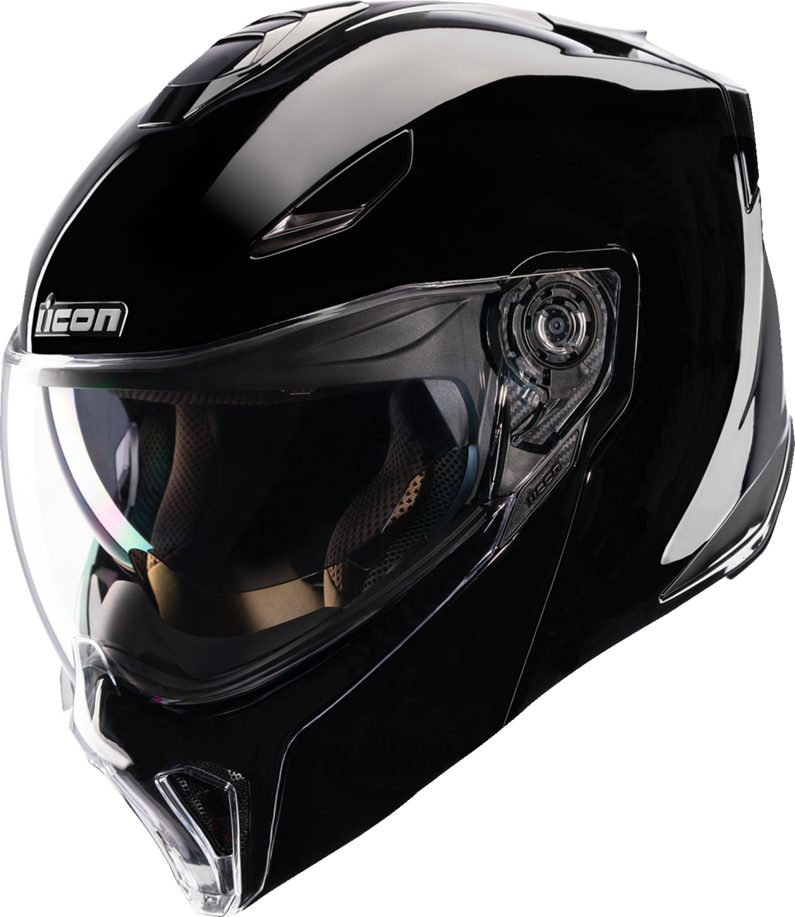 ICON Threshold™ Modular Helmet - Solid - Gloss Black - XL 0100-2815