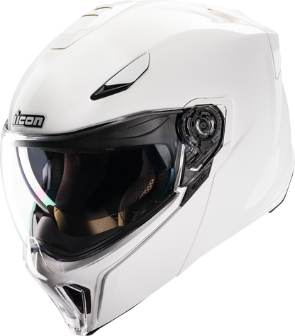 ICON Threshold™ Modular Helmet - Solid - Gloss White - Medium 0100-2820