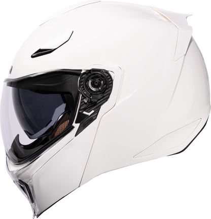 ICON Threshold™ Modular Helmet - Solid - Gloss White - Large 0100-2821