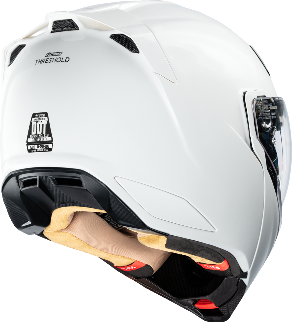 ICON Threshold™ Modular Helmet - Solid - Gloss White - 2XL 0100-2823