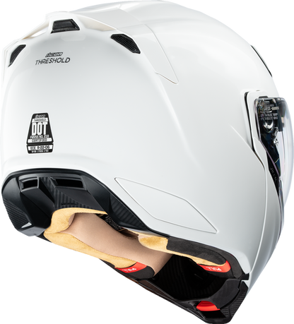 ICON Threshold™ Modular Helmet - Solid - Gloss White - 2XL 0100-2823