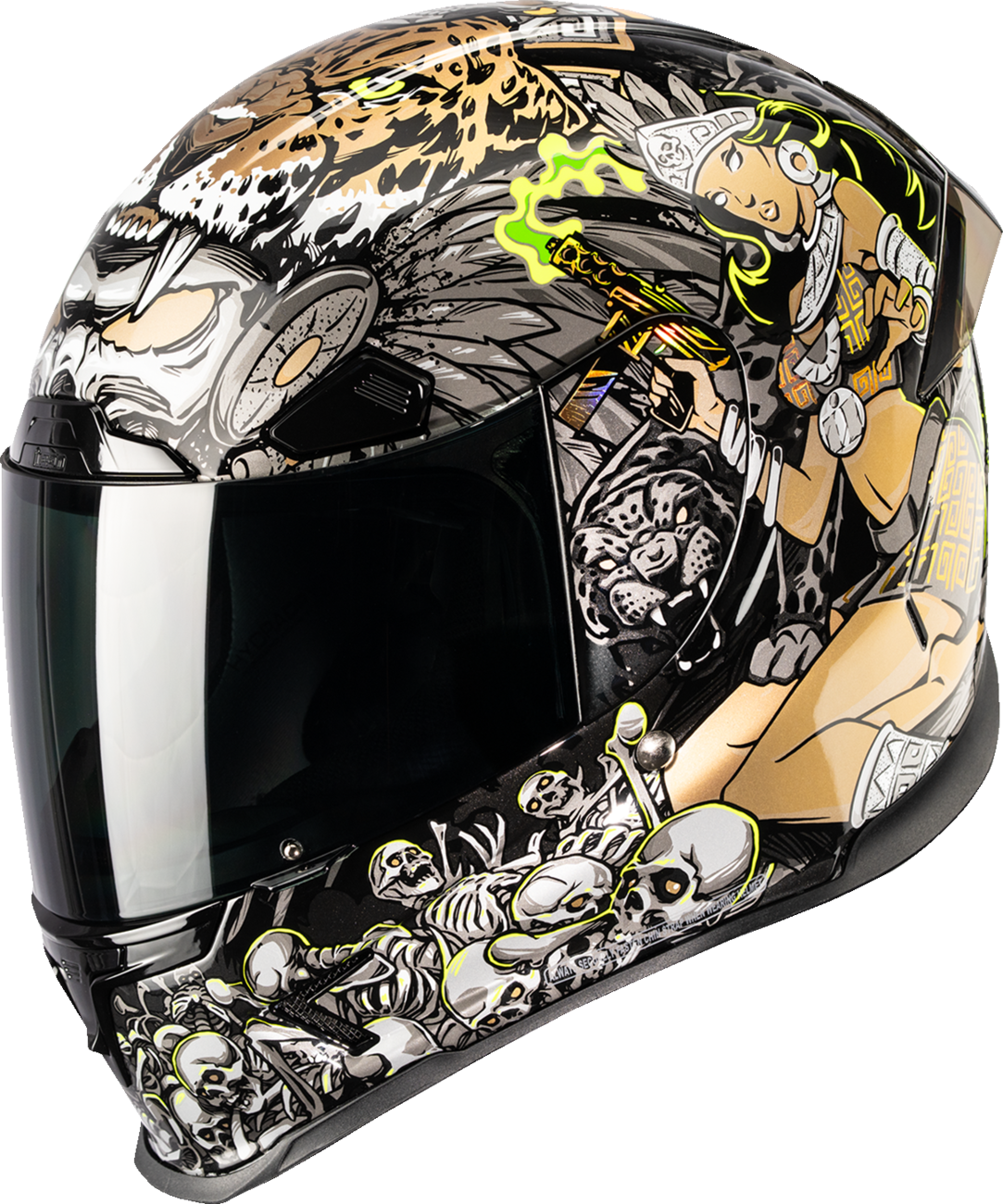 ICON Airframe Pro™ Helmet - Aztec Nine - Gold - Large 0101-19169