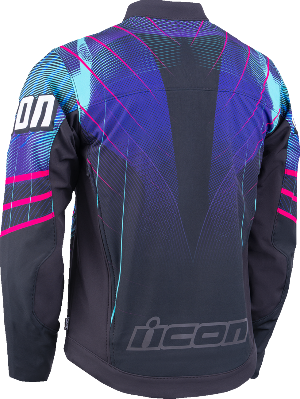 ICON Synthwave Merc3 Lazer Cobra™ Jacket - Black - 3XL 2820-7785