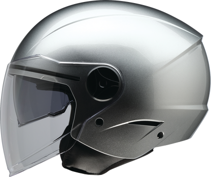 Z1R Scuzzi Helmet - Solid - Silver - Medium 0104-3613