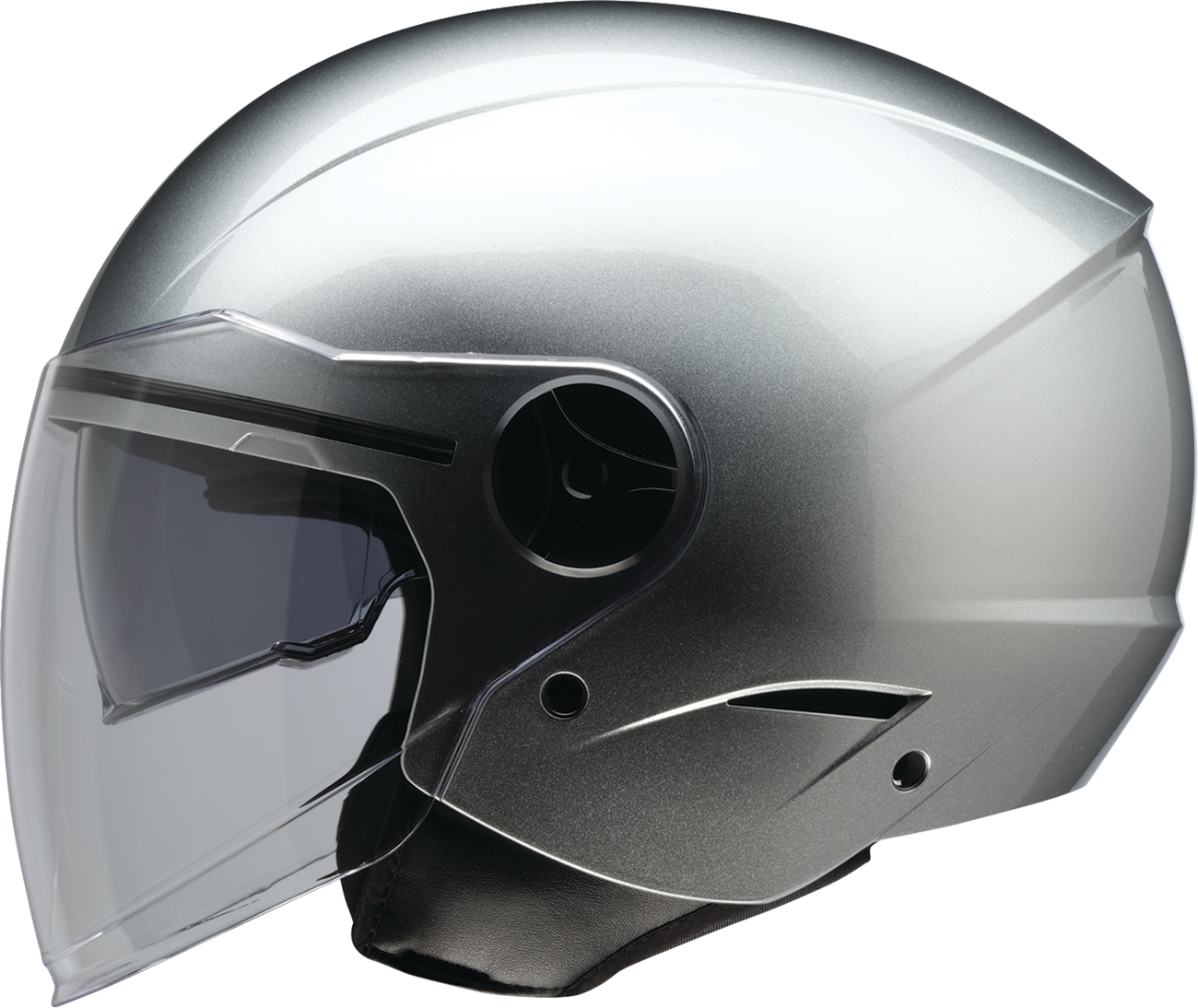 Z1R Scuzzi Helmet - Solid - Silver - Large 0104-3614