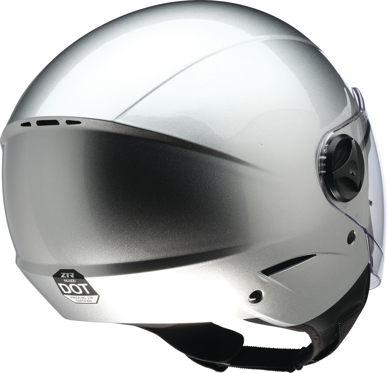 Z1R Scuzzi Helmet - Solid - Silver - Medium 0104-3613