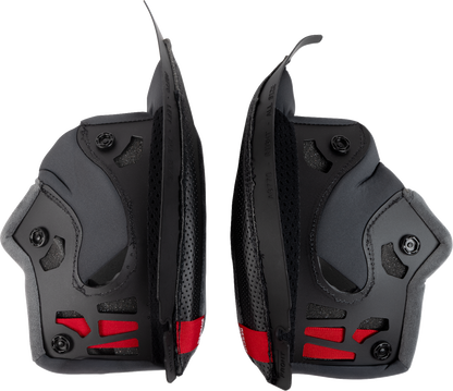 AGV K7 Cheek Pads - Gray/Black - 35 mm 2018500148-629-N