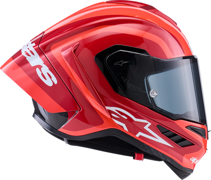 ALPINESTARS Supretech R10 Helmet - 22.06 - Arius - Gloss - Black/White/Double Red - 2XL 8203926-1683-2XL