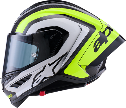 ALPINESTARS Supertech R10 Helmet - 22.06 - Arius - Gloss Black/Silver/Yellow Fluo - 2XL 8203926-1699-2XL