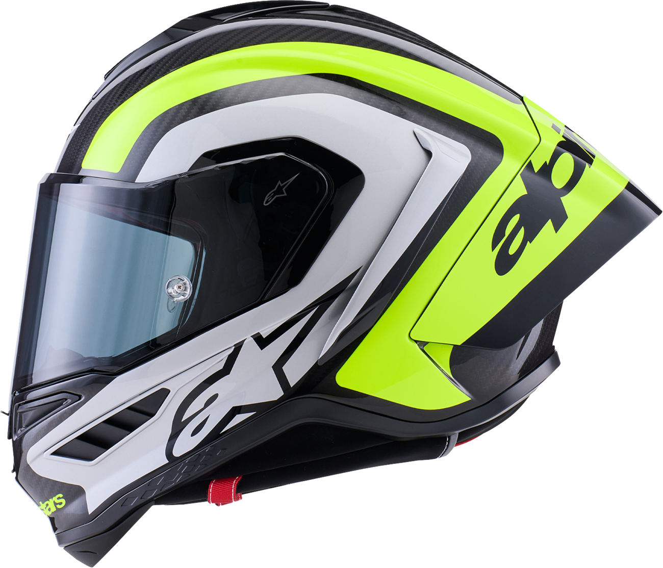 ALPINESTARS Supertech R10 Helmet - 22.06 - Arius - Gloss Black/Silver/Yellow Fluo - XL 8203926-1699-XL