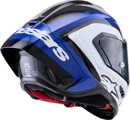 ALPINESTARS Supretech R10 Helmet - 22.06 - Arius - Gloss Black/White/Blue - XL 8203926-1647-XL