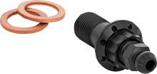 ARLEN NESS Banjo Bolt with Bleeder - 10mm - Black 300-822