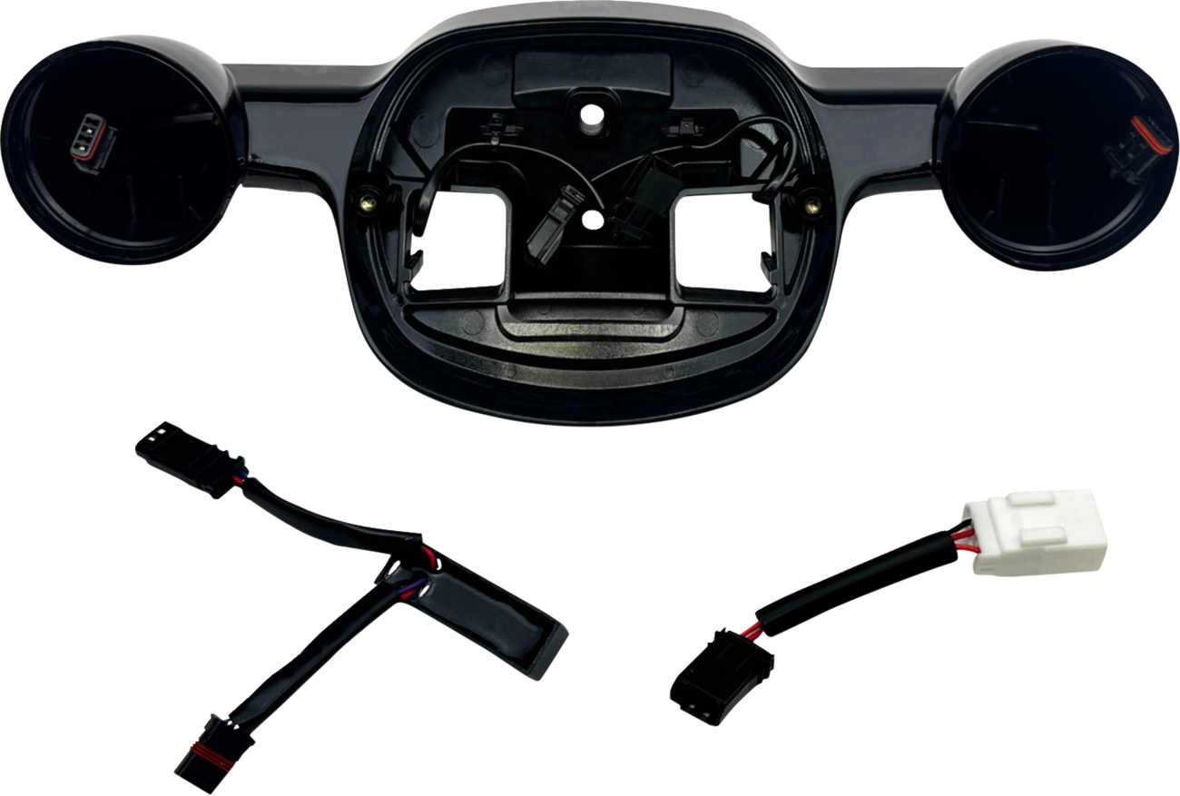 CUSTOM DYNAMICS Taillight Baseplate - Black - '22-'25 FXRST/FXLRS TL-TS-BASE-ST-B