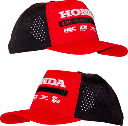 D'COR VISUALS Honda Factory2 Hat - Red 70-158-1