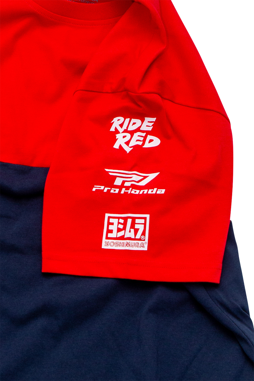 D'COR VISUALS Honda Team2 T-Shirt - Navy - Large 80-134-3