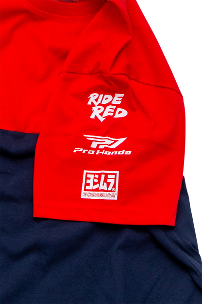 D'COR VISUALS Honda Team2 T-Shirt - Navy - Large 80-134-3