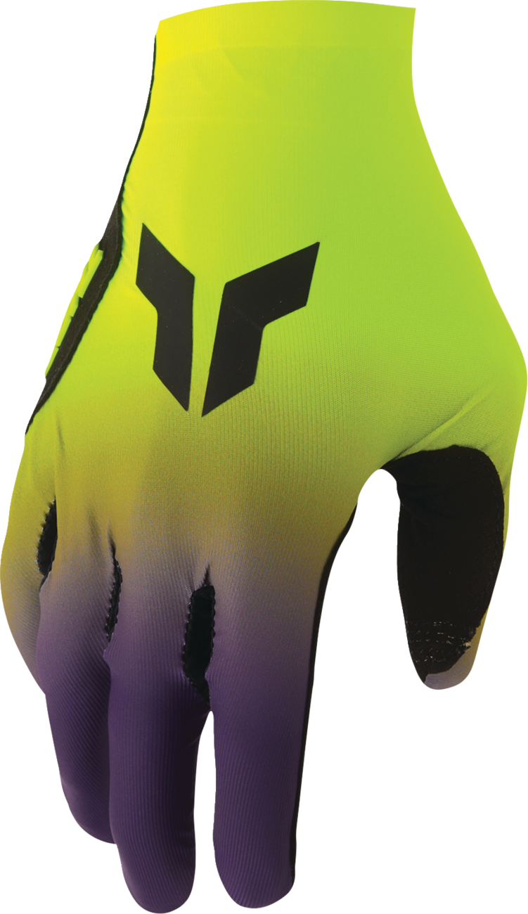 THOR Sportmode Iconic Gloves - Acid/Purple - Medium 3330-9120