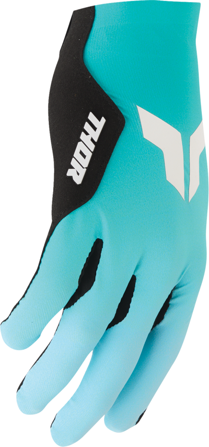 THOR Sportmode Iconic Gloves - Aqua/Powder Blue - XL 3330-9116