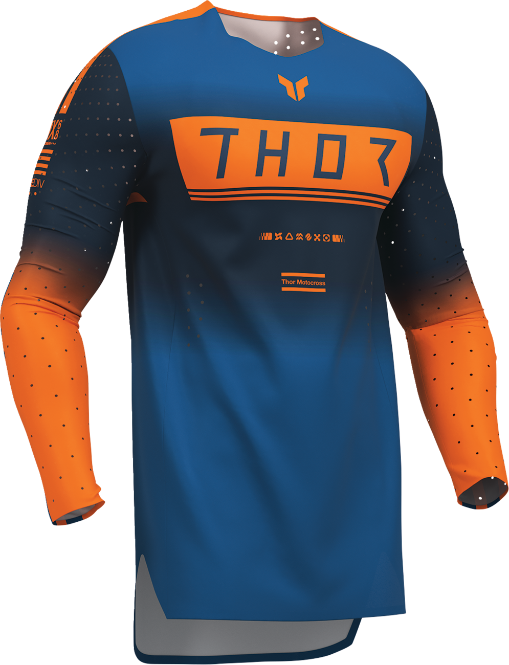 THOR Sportmode Geo Jersey - Midnight/Blue - 2XL 2910-8756