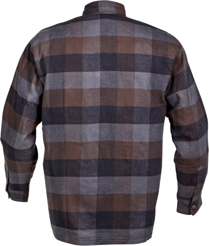 Covert Moto Flannel Black/Brown/Grey Sm