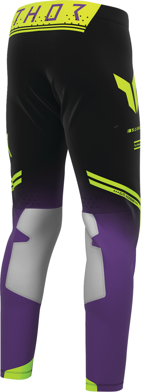 THOR Sportmode Geo Pants - Black/Purple - US 38 2901-12804