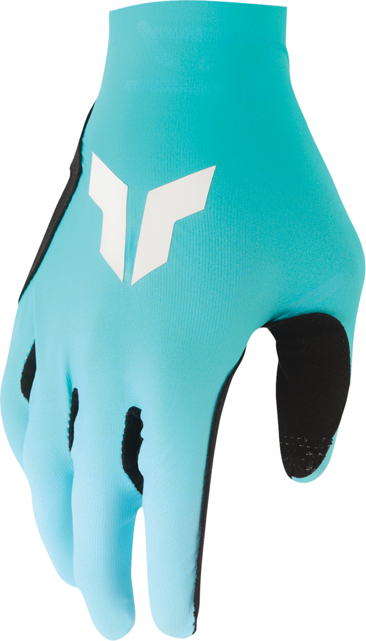 THOR Sportmode Iconic Gloves - Aqua/Powder Blue - Large 3330-9115