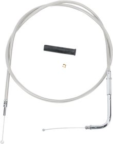 DRAG SPECIALTIES Stainless Braided Throttle Cable - 45-1/2" 5332106B
