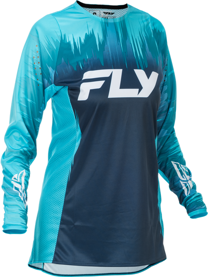 Women's Lite Jersey Aqua/Navy/White Sm