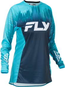 Women's Lite Jersey Aqua/Navy/White Lg