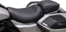 MUSTANG Wide Tripper™ Solo Seat - No Backrest Receiver - Black Stitch - FLT/FLH '23-'25 88603